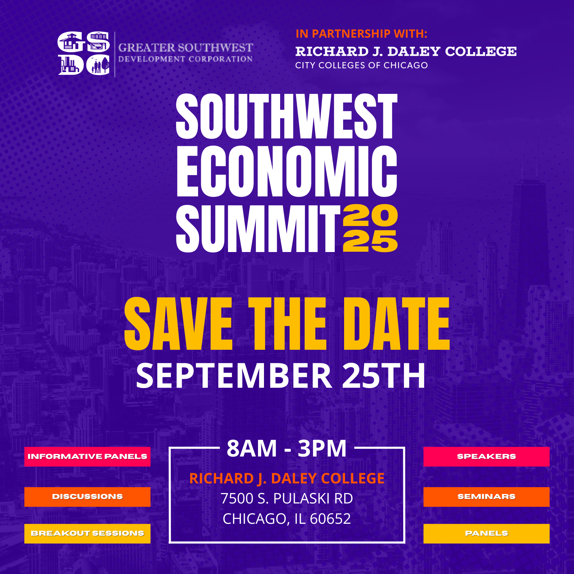 SAVE THE DATE- 2025 Southwest Economic Summit